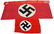 GERMAN WWII THIRD REICH BANNER FLAG AND SASH