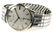 VINTAGE 14K WHITE GOLD & STAINLESS MEN"S WITTNAUER