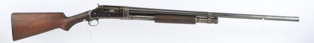 WINCHESTER MODEL 1897 12 GUAGE PUMP ACTION SHOTGUN: Winchester Model 1897 12 gauge pump action shotgun. Bright and oxidized bore. 29 inch barrel marked "Manufactured by the Winchester Repeating Arms Co. New Haven, Connecticut, U.S.A. Pat Nov. 25 80. De