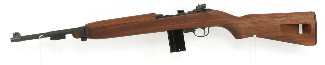 SAGINAW M1 CARBINE SEMI AUTO RIFLE ORIG REFURBISH: .30 caliber M1-Carbine semi-auto original, refurbished, U.S. military rifle. Clear bore. 18-inch barrel. Two position flip sight, front fixed blade sight. Smooth wood stock. SN: 3369904. Requires FFL 