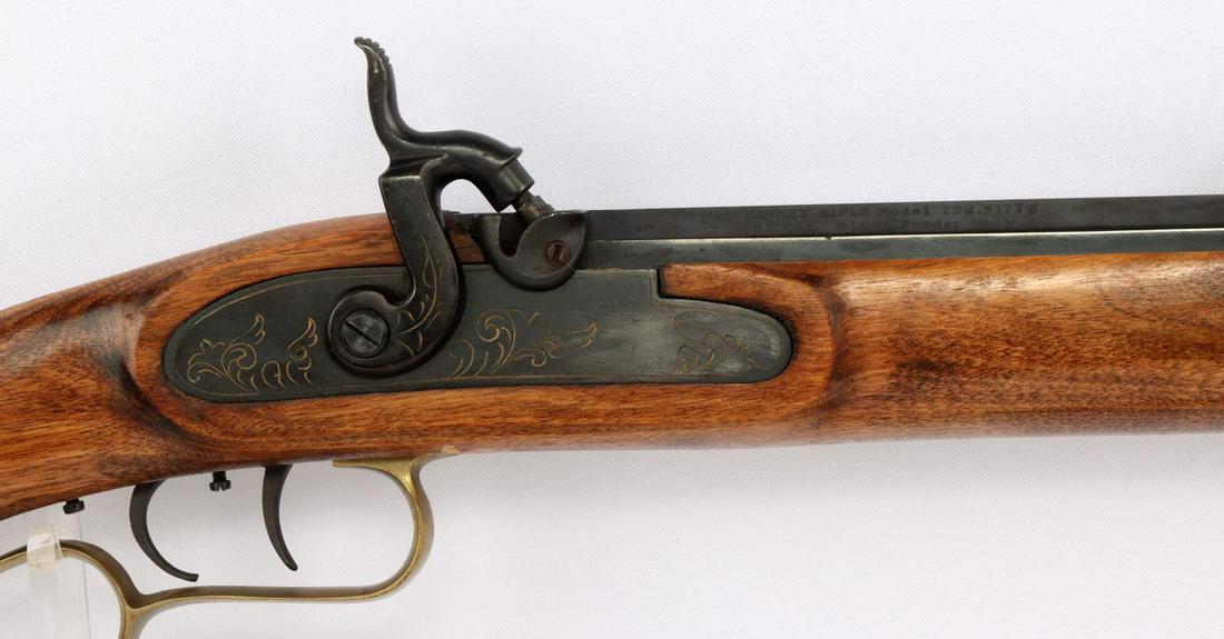 SEARS ROEBUCK HAWKEN 292 .50 CAL BLACK POWDER: Sears & Roebuck Hawken Model 292 .50 caliber black powder rifle. Bright and oxidized bore. 28 3/4 inches marked left "Sears Roebuck and Co. Chicago, Il Made in Japan, Miroku 3235" and right " Hawken R