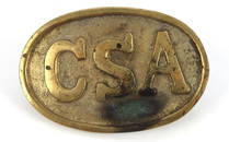 AMERICAN CIVIL WAR CONFEDERATE STATES BELT BUCKLE