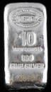 10 OZ TROY OUNCES .999 SILVER BULLION BAR