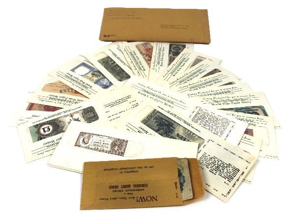 LITTLETON COLLECTION BU WORLD BANK NOTES CURRENCY: Old Littleton mail order collection of World Bank Notes, good variety, Invasion notes, Austria, China, Nepal, Hong Kong, Turkey, Biafra, Burma, Philippine, Bulgaria, to name a few. All uncirculated wi