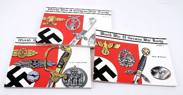 VOLUMES III IV & V WORLD WAR II GERMAN WAR BOOTY: Volumes III, IV, and V of reference book World War II German War Booty, by LTC (Ret) Thomas M. Johnson. Volumes various war trophies, and how they were obtained by US troops after the surrender of Ger
