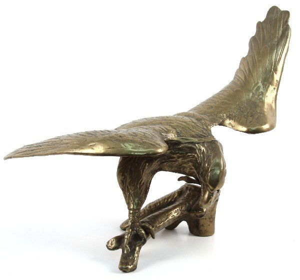 BRASS EAGLE STATUE