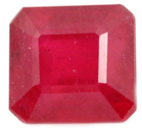 EMERALD CUT RUBY 4.31 CTS