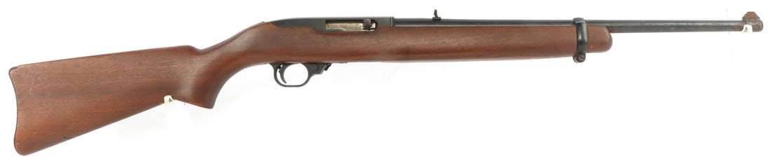 STURM RUGER MODEL 10/22 .22LR CALIBER CARBINE: Sturm Ruger Model 10/22, caliber .22LR, semi-automatic carbine rifle. Left side of receiver features the serial number, "RUGER", model number, and caliber along with the RUGER maker stamp. Front blade