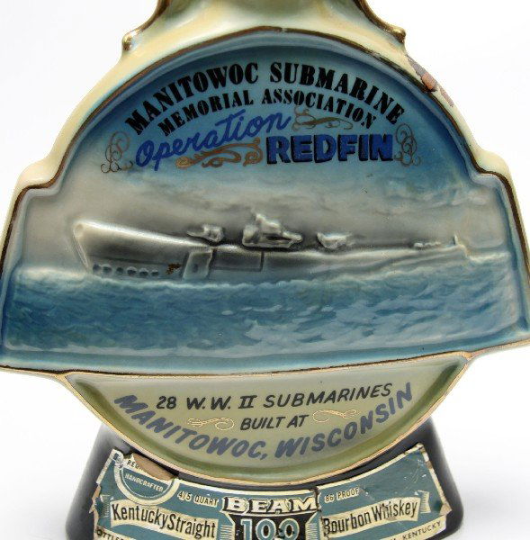 LOT OF 4 JIM BEAM WHISKEY MILITARY DECANTERS Lot 1201