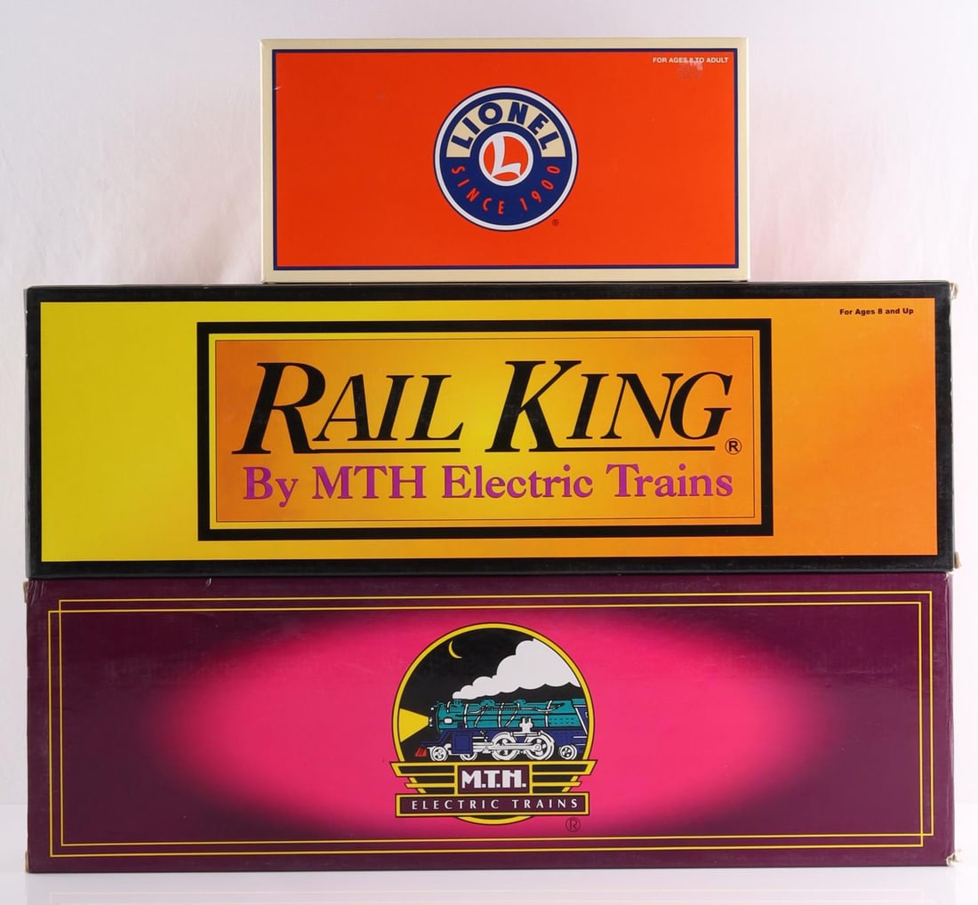 LIONEL SWITCHER MTH DIESEL & RAIL KING O TRAIN: All O Gauge new in box as photographed