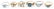 2402: DEALERS LOT OF LADIES GOLD GEMSTONE ESTATE RINGS