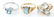 2402: DEALERS LOT OF LADIES GOLD GEMSTONE ESTATE RINGS - 2