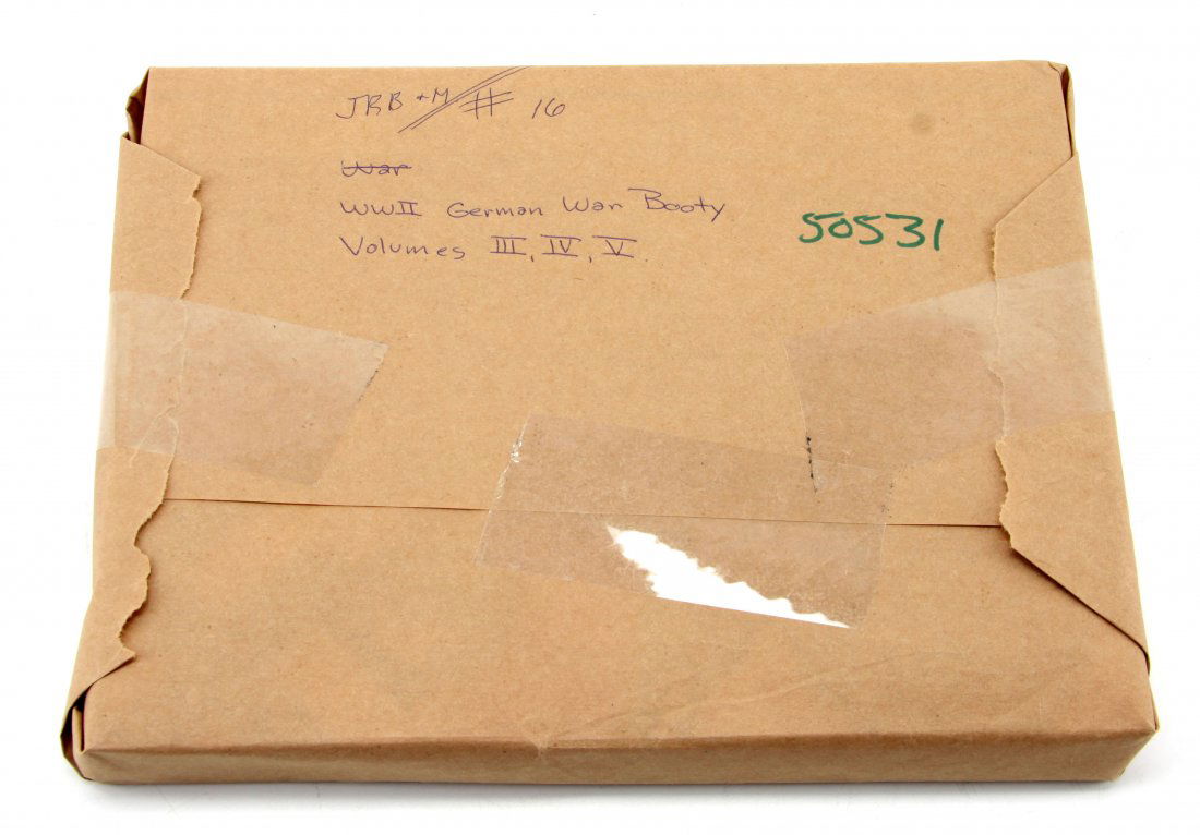 WWII GERMAN WAR BOOTY VOL III IV & V BY JOHNSON: Volumes IIII, IV, and V of WWII German War Booty, from Johnson Reference Books & Militaria, written by LTC (ret) Thomas Johnson. Books are as new.