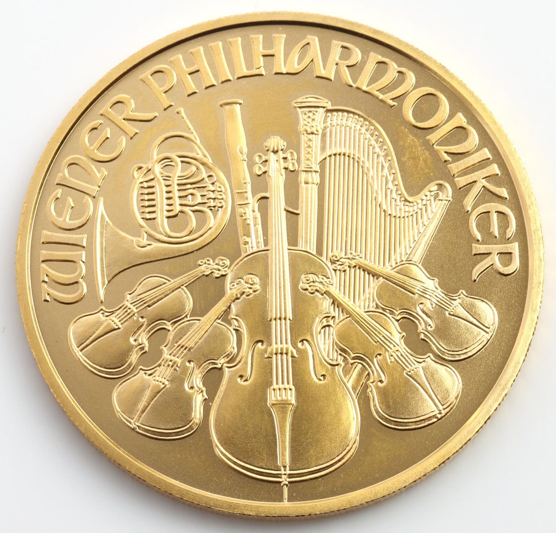 2006 GOLD 1 OZT AUSTRIA PHILHARMONIC 999 FINE COIN: Electronically tested, proof like. This lot has a reserve.