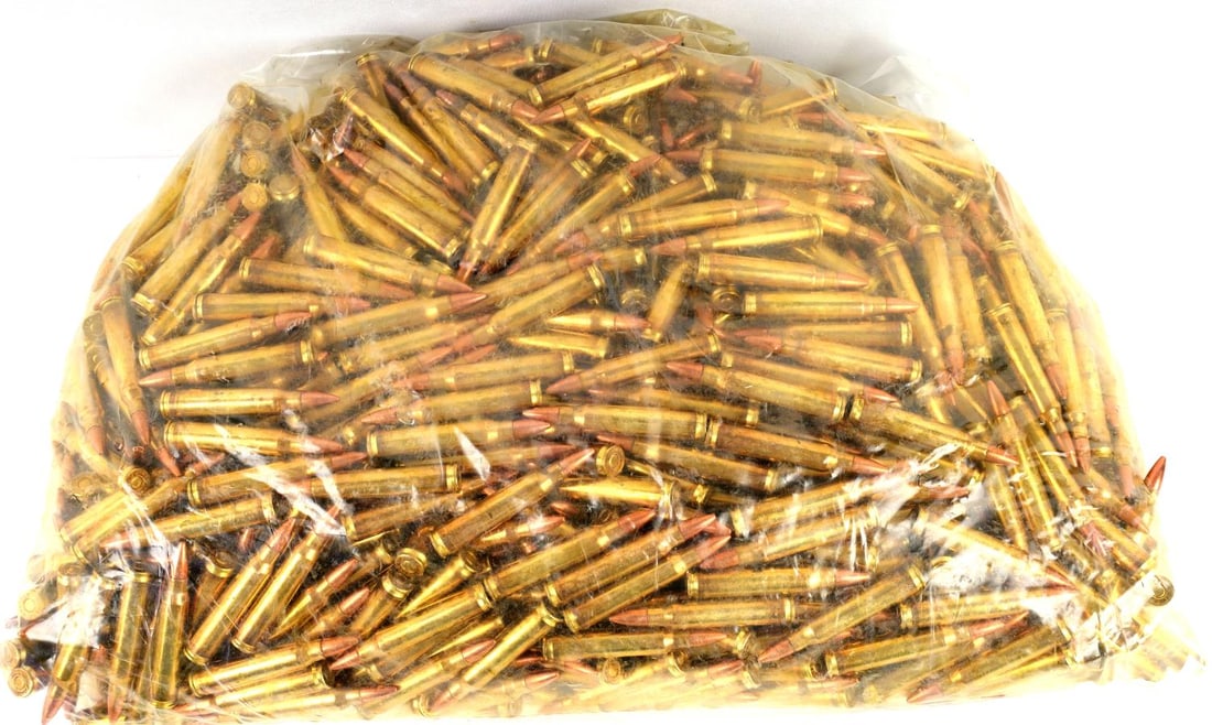 1000 ROUNDS OF .223 FMJ FEDERAL AMMO: In original plastic wrapping, 55 grain.