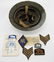 WWI NORTH RUSSIAN EXPEDITION HELMET & PATCHES - 5