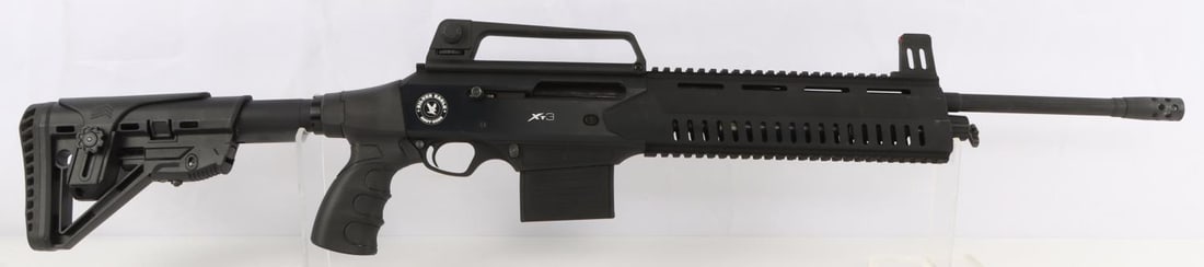 TR IMPORTS SILVER EAGLE XT3 .410 SEMI AUTO SHOTGUN: TR Imports, Silver Eagle XT3, .410 gauge, semi-automatic shotgun with one magazine. 18.5 inch barrel. Synthetic stock and grip. Shotgun has little to know handling wear, rail guard (left side) and bar