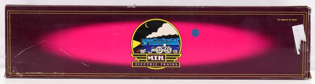 M.T.H. L-5 ELECTRIC ENGINE TRAIN NEW IN BOX: New in box, mint, box has some minor wear.