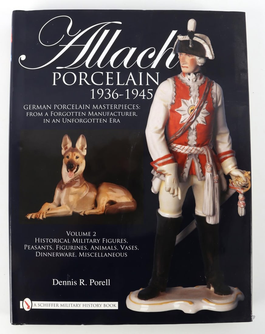 ALLACH PORCELAIN VOL. 2 1936 1945 PORELL BOOK: Like new condition, with dust jacket.
