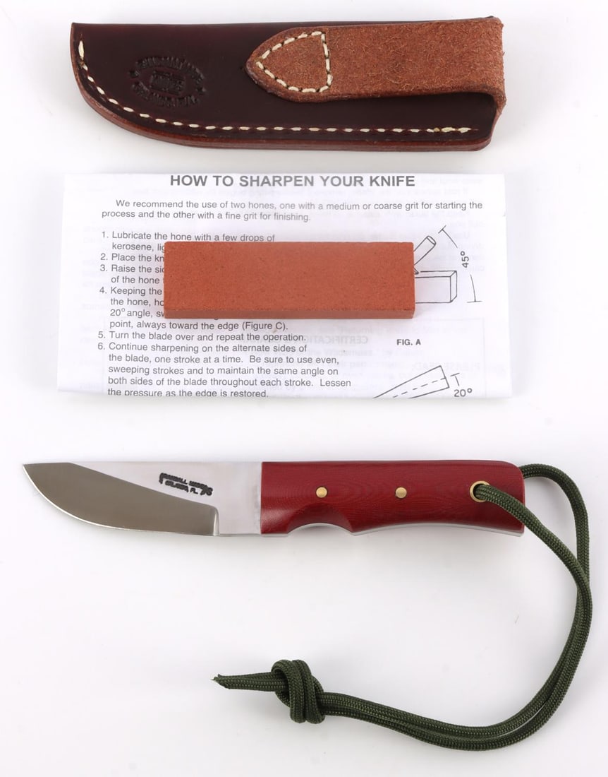 RANDALL MODEL 10 SALT FISHERMAN HOUSEHOLD UTILITY: Avoid the 6-year waiting period for this quality American made knife. Model 10 Saltwater utility knife has an 18-inch rust-resistant stainless steel stock. Blade is not forged, but is fully hand-groun