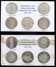 JACKSONVILLE FL SESQUICENTENNIAL COIN LOT