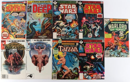 LOT OF 70'S & 80'S MARVEL COMICS STAR WARS TARZAN