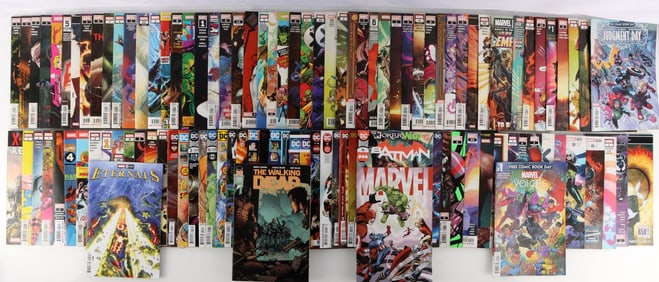 OVER 100 NEW COMIC BOOK LOT DC MARVEL $500 RETAIL