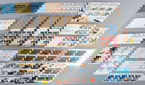 OVER $75 FACE CANADA UNUSED POSTAGE STAMPS