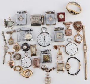 WATCH LIGHTER PENDANT POCKETWATCH LOT