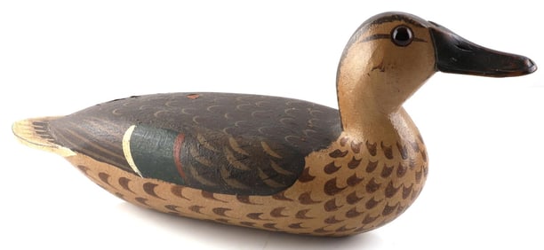 T.J. HOOKER SIGNED DUCK DECOY PINTAIL