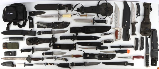 LARGE & VARIED KNIFE COLLECTION NEW & USED