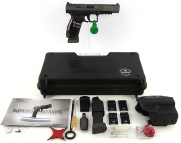 CANIK TP9SFX 9MM SEMI AUTO PISTOL W RED DOT NIB