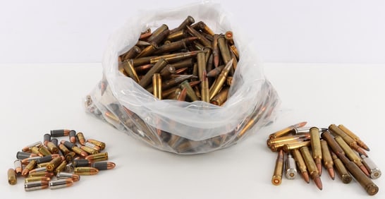 OVER 20 POUNDS OF MIXED CALIBER LOOSE AMMO