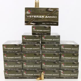 1000 ROUNDS OF HYPERION VETERAN 9MM AMMUNITION