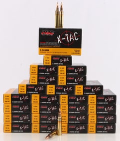 500 ROUNDS OF PMC X-TAC 5.56 NATO 55 GR AMMUNITION