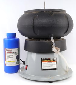 CHICAGO ELECTRIC VIBRATORY BOWL 120V TUMBLER