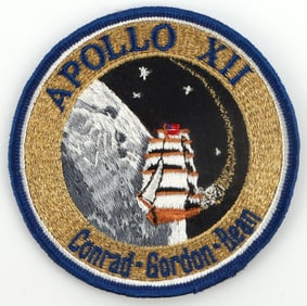 US NASA APOLLO 12 MISSION CREW PATCH