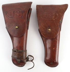 WWI US 1911 LEATHER HOYT & WARREN HOLSTERS