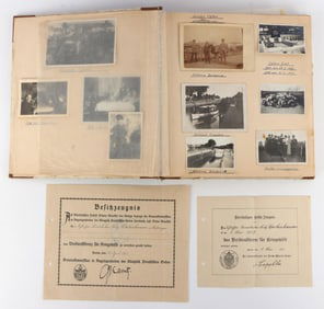 WWII GERMAN NAVY HITLER GORING HIMMLER SCRAPBOOK