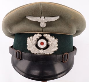 WWII GERMAN THIRD REICH LAND CUSTOMS VISOR