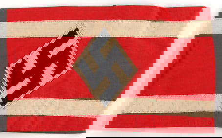 WWII GERMAN THIRD REICH HITLER YOUTH ARMBAND