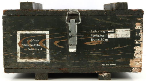 WWII GERMAN 7.62 M43 MACHINE GUN AMMO BOX