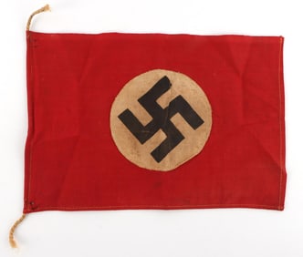 WWII GERMAN PARTY FLAG PENNANT