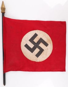 WWII GERMAN REICH NSDAP MINIATURE TABLE FLAG