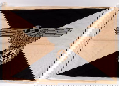 WWII GERMAN REICH WAFFEN SS STANDARTE FLAG