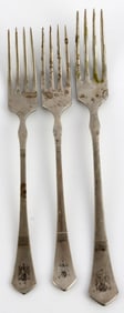 LOT OF 3 ADOLF HITLER AH MONOGRAMMED WELLNER FORKS