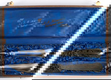 WWII GERMAN REICH AH HITLER HEINKEL SILVERWARE