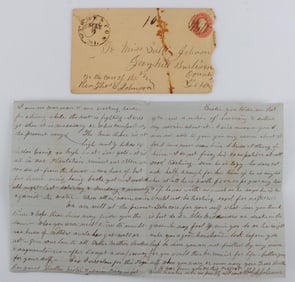 CONFEDERATE CIVIL WAR LETTER VICKSBURG MS TO TEXAS