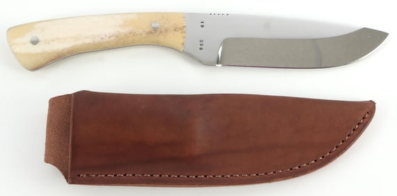 DAVID MANLEY FIXED BLADE HUNTING KNIFE POLISHED