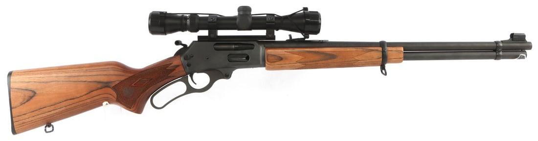 MARLIN 336D .30-30 LEVER ACTION RIFLE & SCOPE: Bore is bright and clear. Mechanically very good, functions without issue. With Marlin 3-9 X 32 scope. Very good exterior condition. FFL required for transfer. No international shipping. Know your sta